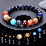"Radiate Your Authenticity" Unique Solar System Astronomy Bracelet