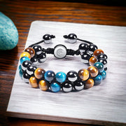 Elevate Your Aura with Triple Protection Bracelet