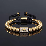 "Luxury Meets Style" Royal Crown Pineapple Beads Bracelet