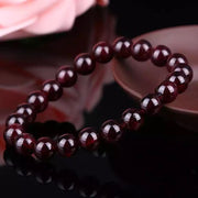 Genuine Red Garnet Stone Bracelet For Love & Attraction